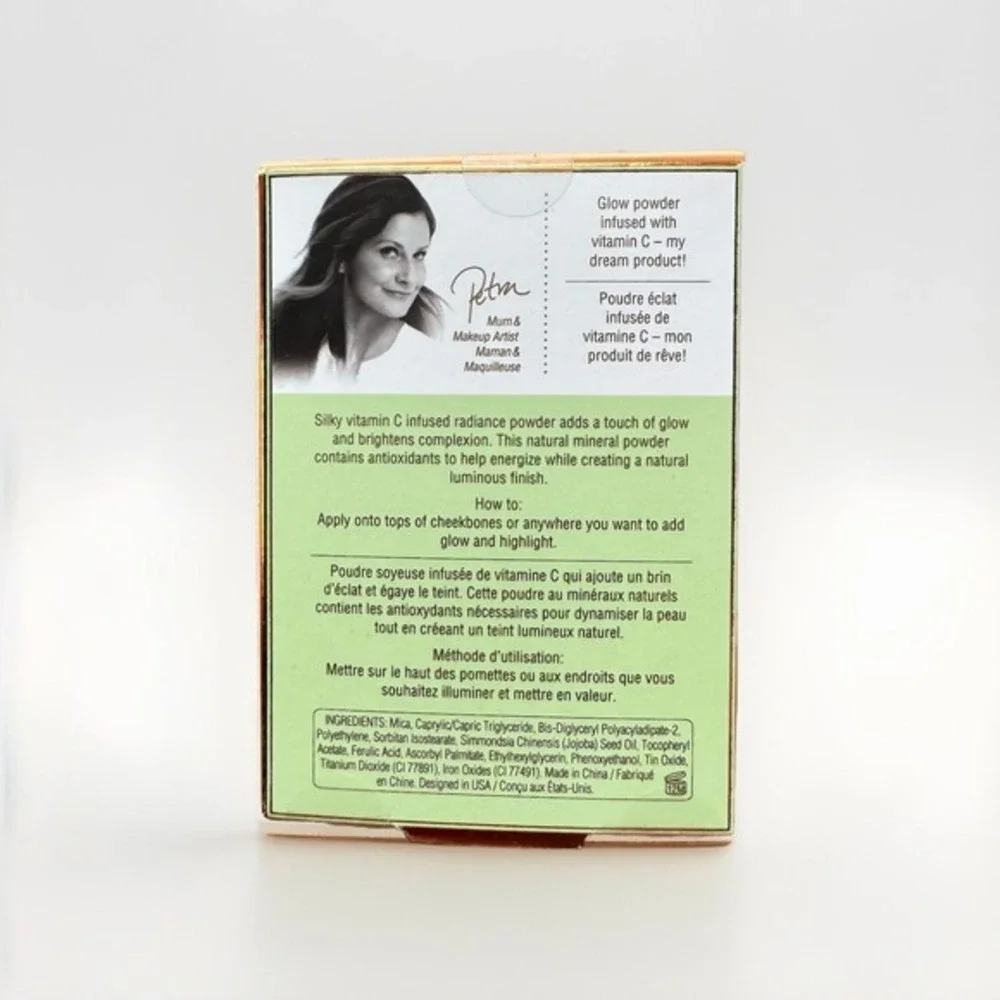 PIXI Glow-Y Powder In PEACH DEW, Radiance Mineral Powder‎ + VITAMIN C Free Ship!